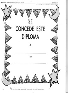 diploma manzanas de caramelo